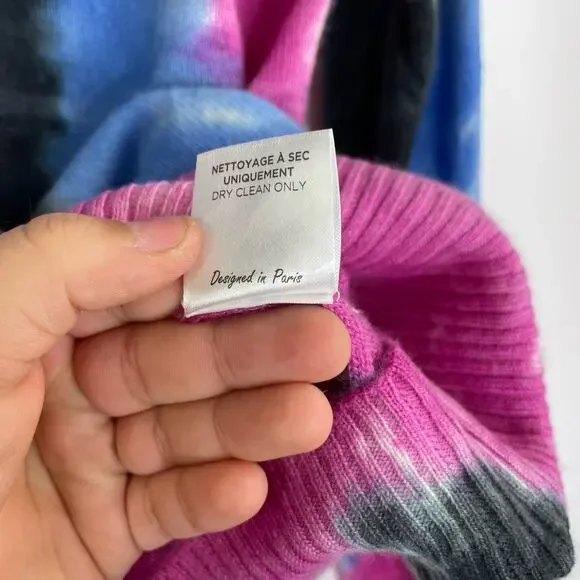 Kujten Tie Dye Cashmere Luxury Sweater Women's size 4 100% Cashmere - Picture 10 of 15